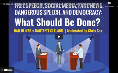 WATCH: Free Speech, Social Media, Fake News, Dangerous Speech, and Democracy: What Should Be Done?